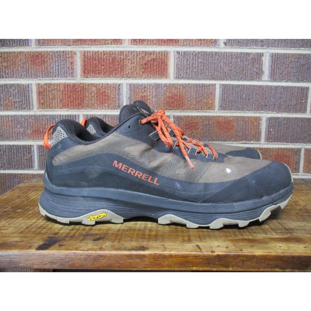 Merrell Mens Moab Speed Brown Vibram FloatPro J066779 Trail Hiking Shoes Size 14